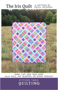 The Iris Quilt Pattern KTQ138  by Kitchen Table Quilting (baby, lap and twin sizes)