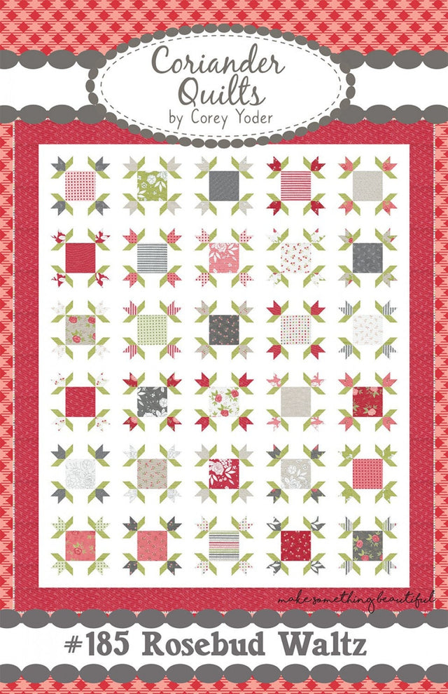 Rosebud Waltz Quilt Pattern by Coriander Quilts CQ185P