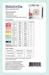 Stitchville Cross Stitch  pattern TBL245  by Thimble Blossoms