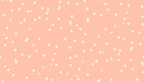 Hole Punch Dot Peach Yardage by Kimberly Kight for Ruby Star Society RS5025-27