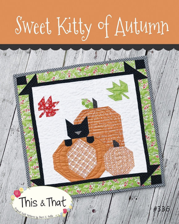 Sweet Kitty of Autumn TAT336 From This and That by Sherri Falls Bin MP