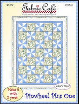 Pinwheel Plus One Mini Quilt Pattern by Fabric Cafe #091536 Bin MP