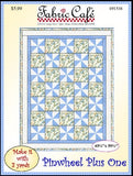 Pinwheel Plus One Mini Quilt Pattern by Fabric Cafe #091536 Bin MP