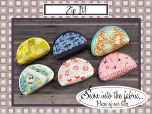 Zip It Mini Pattern by Sewn into the fabric... Pieces of Our LIves #169LN Bin MP