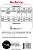 Rockslide Quilt Pattern by Slice of Pie Quilts, (Baby, Throw, Twin, Queen and King size instructions)