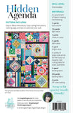 Hidden Agenda Quilt pattern  PAPER PATTERN-only By Angela Pingel Designs Finished Size 56" x 72"
