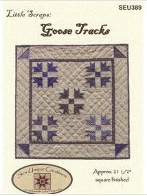Goose Tracks Quilt Pattern by Sew Unique Creations Bin MP