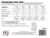 Stacking Pop Up Pattern # FQG122 from the Fat Quarter Gypsy - Does NOT include springs!