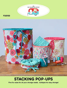 Stacking Pop Up Pattern # FQG122 from the Fat Quarter Gypsy - Does NOT include springs!