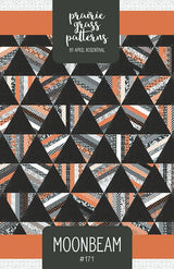 Moonbeam Printed Quilt Pattern by April Rosenthal for Prairie Grass Patterns Finished Size 55" x 64"