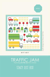 Traffic Jam Quilt Pattern by Stacy Iest Hsu 66 1/2" x 66 1/2"