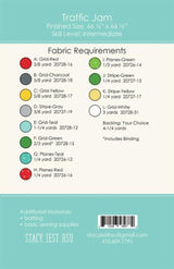 Traffic Jam Quilt Pattern by Stacy Iest Hsu 66 1/2" x 66 1/2"