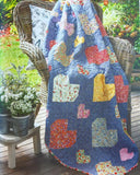 Kiss Chasey Quilt Pattern #TR022 Printed Pattern by Tied with a Ribbon Finished Size 64" x 64"