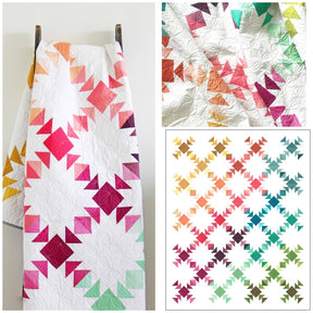 Prism Quilt Pattern VC1239 By V and Co. Paper Patter ONLY Finished Size 68 1/2 x 85 1/2 inches