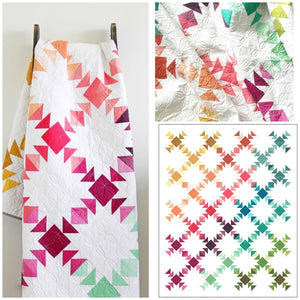 Prism Quilt Pattern VC1239 By V and Co. Paper Patter ONLY Finished Size 68 1/2 x 85 1/2 inches