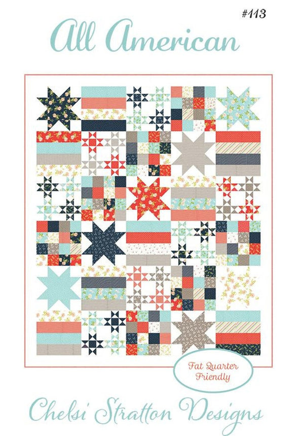 All American Quilt pattern only CSD 113 by Chelsi Stratton Designs 66