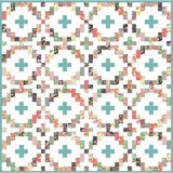 Rose Crossing Quilt Pattern QF-1802 The Quilt Factory by Deb Grogan Finished Size 80" x 80"