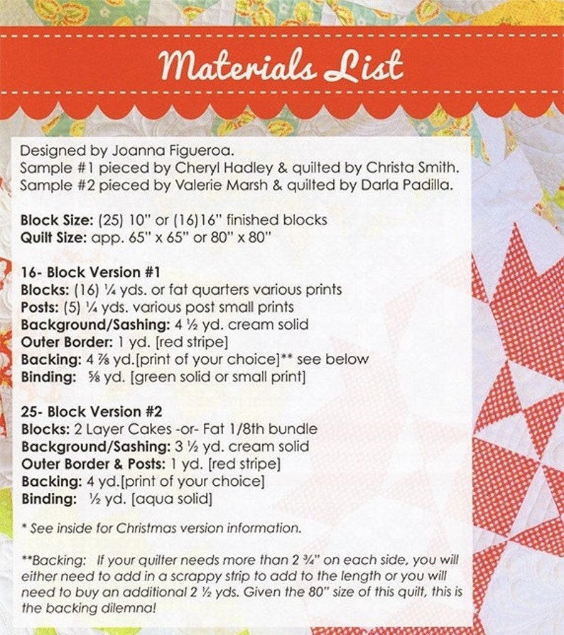 Rosehips quilt Printed Pattern Only by Fig Tree Quilts 65 x 65 inches or 80 x 80 inches