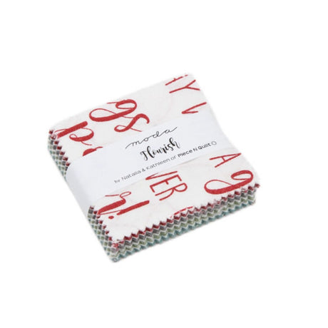Flourish Mini Charm By Natalia and Kathleen for Moda Fabrics includes 42 - 2.5 inch squares