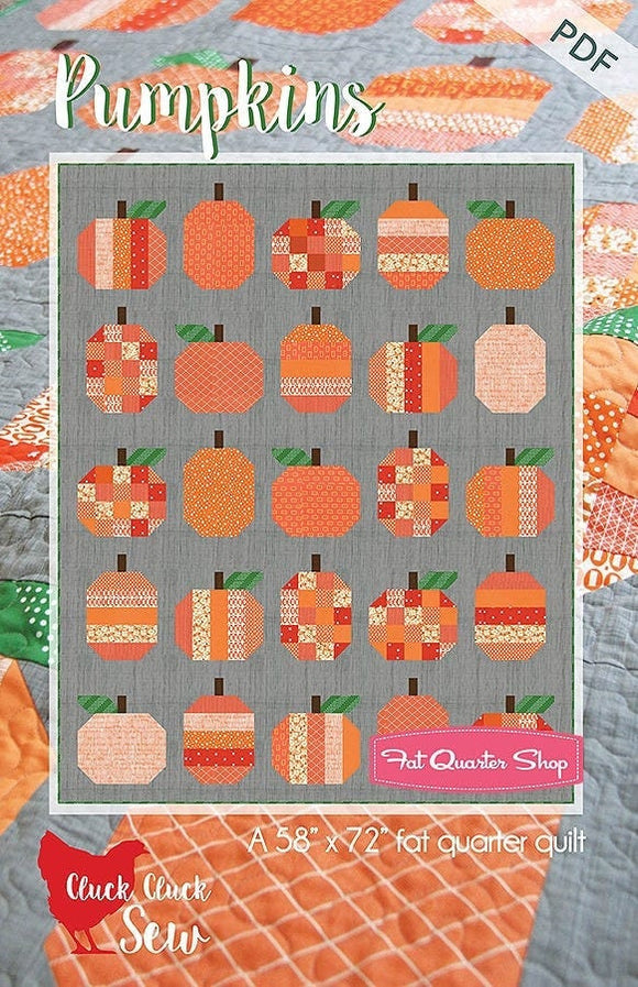Pumpkins Quilt Pattern CCS167 by Allison Harris for Cluck Cluck Sew 58