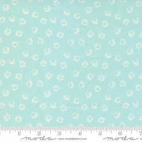The Sea and Me Lucky Shell Seafoam 20798-13 by Stacy Iest Hsu  Sold in 1/2 yard increments