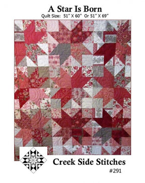 A Star Is Born CSS291 From Creek Side Stitches two sizes
