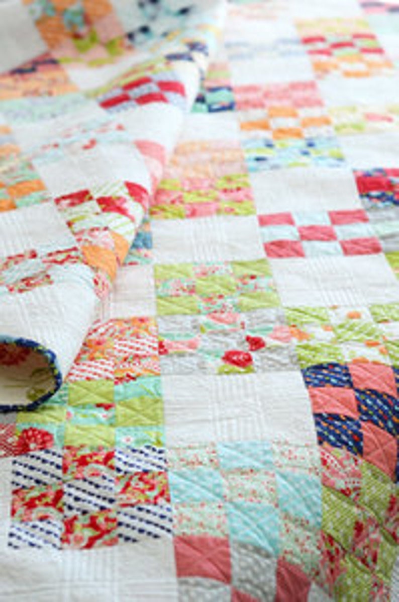 Niner Quilt Printed Pattern ONLY, From Thimble Blossoms By Roskelley, Camille  TBL160