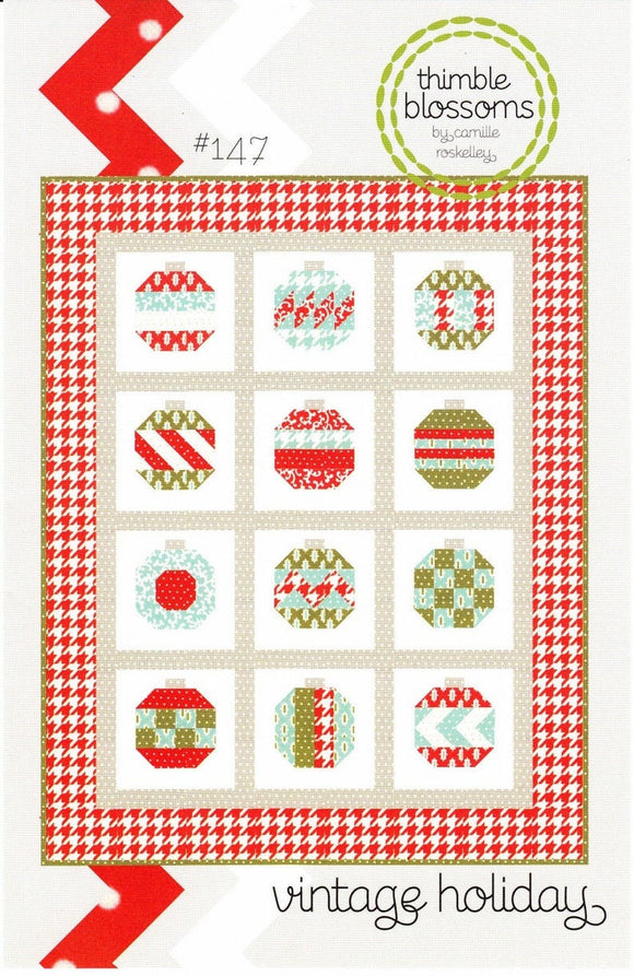 Vintage Holiday quilt pattern by Thimble Blossoms sewing pattern TBL147