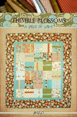 A Piece of Cake Quilt Pattern Thimble Blossoms  TBl120 Finished Size 63" x 71"