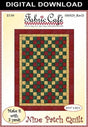 Nine Patch Mini Quilt Pattern by Fabric Cafe Bin MP