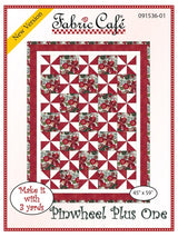 Pinwheel Plus One Mini Quilt Pattern by Fabric Cafe #091536-01 Bin MP