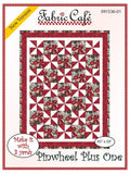 Pinwheel Plus One Mini Quilt Pattern by Fabric Cafe #091536-01 Bin MP