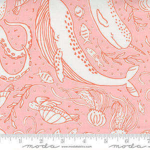 The Sea and Me Ocean Friends Shell 20794-19 by Stacy Iest Hsu sold in 1/2 yard increments