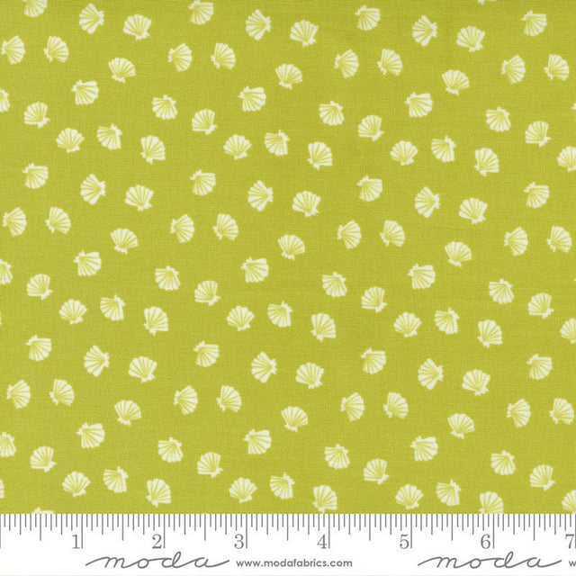 The Sea and Me Lucky Shell Seaweed 20798-17 by Stacy Iest Hsu  Sold in 1/2 yard increments