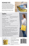 Redwood Tote Printed Pattern Only # AG-544  By Noodlehead, Anna Graham