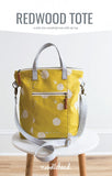 Redwood Tote Printed Pattern Only # AG-544  By Noodlehead, Anna Graham