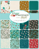Merrymaking Fat Quarter Bundle 23 Prints 45340AB by Gingiber for Moda Fabrics