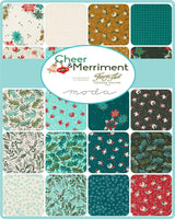 Cheer and Merriment Layer Cake 45530LC by Fancy That Design House for Moda Fabrics includes 42  10" squares