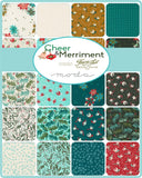 Cheer and Merriment Jelly Roll 45530JR by Fancy That Design House for Moda Fabrics includes 40 2 1/2 strips