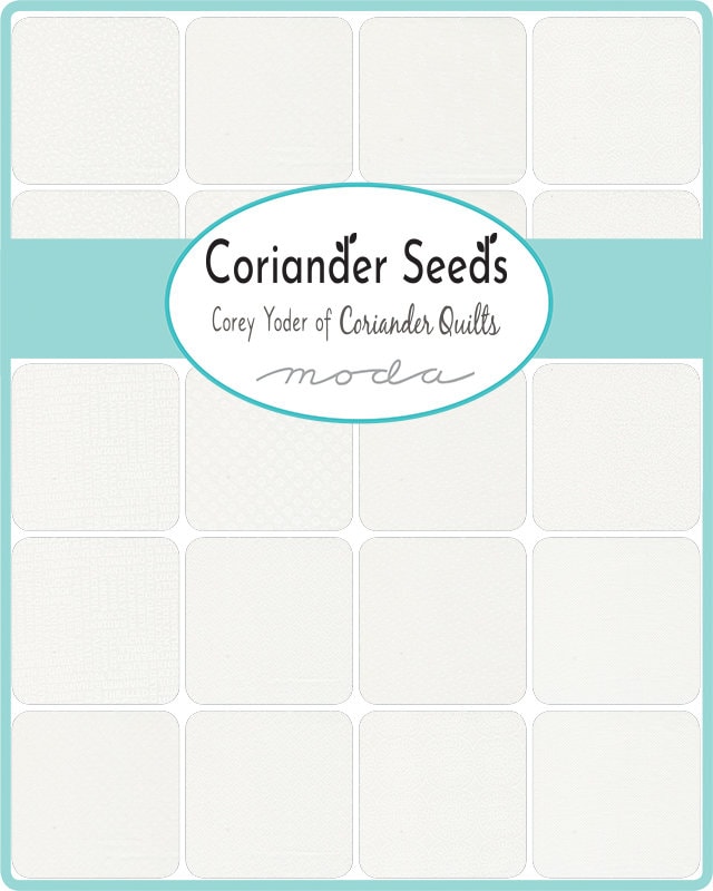 Coriander Seeds Jelly Roll includes 40 2 1/2" Strips by Corey Yoder, Coriander Quilts, Little Miss Shabby for Moda Fabrics 29140JR