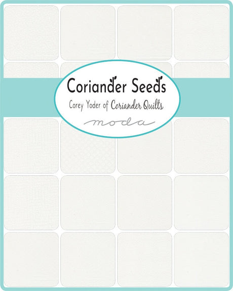 Coriander Seeds Charm Pack includes 42 - 5" Squares by Corey Yoder, Coriander Quilts, Little Miss Shabby for Moda Fabrics 29140PP
