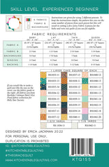 The Gracie Quilt Pattern - Printed Paper Pattern only KTQ155  From Kitchen Table Quilting By, Erica Jackman