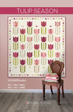 Tulip Season Quilt Printed Pattern, by Robin Pickens RPQP-TS139 in 2 sizes.