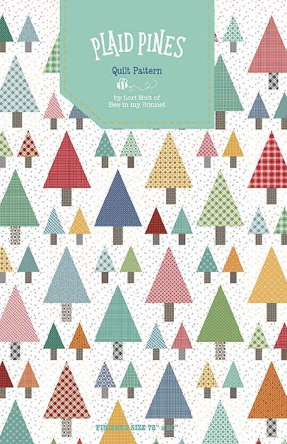Bee Plaids Pines Quilt Pattern P120-Plaidpine