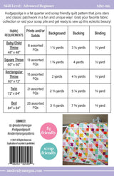 HodgePodge MM-016 PAPER Quilt Pattern for Modernly Morgan