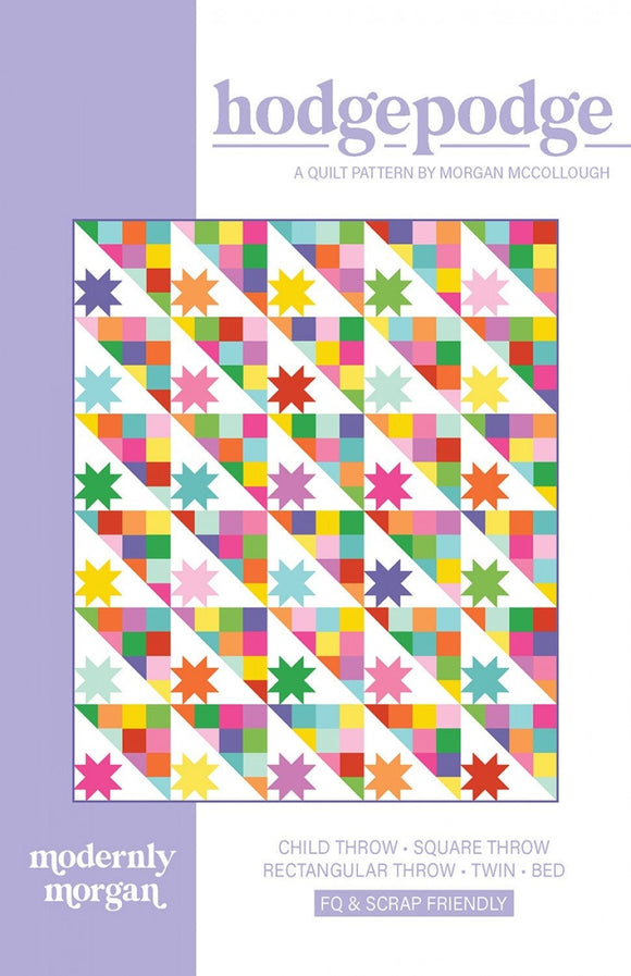 HodgePodge MM-016 PAPER Quilt Pattern for Modernly Morgan