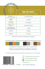 Dog Pile Quilt Pattern PPP32 from Pen & Paper Patterns By Lindsey Neill 48 x 48
