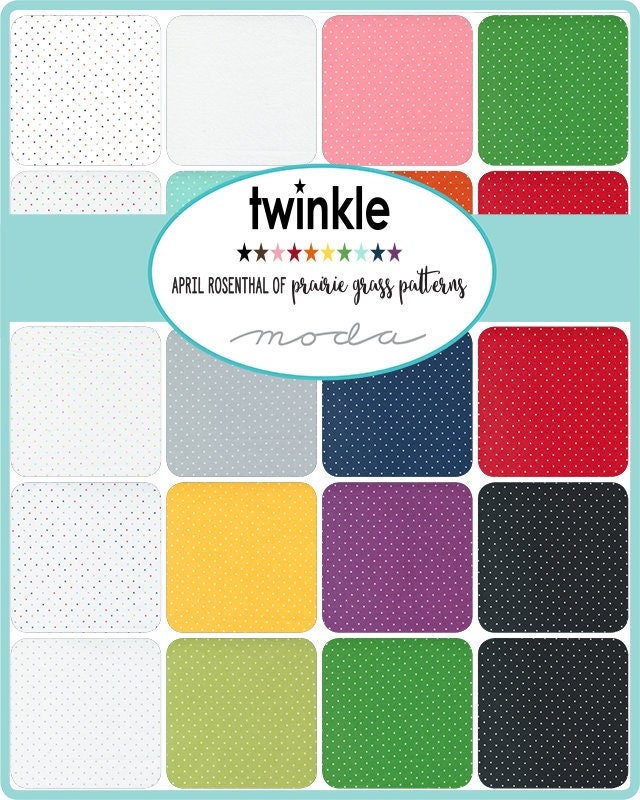 Twinkle Charm Pack 5" 24106PP  by April Rosenthal for Moda Fabrics