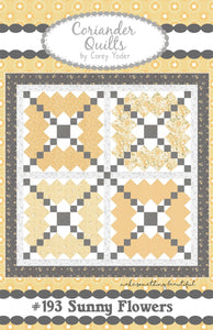 Sunny Flowers Quilt Pattern by Coriander Quilts CQ193