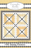 Sunny Flowers Quilt Pattern by Coriander Quilts CQ193